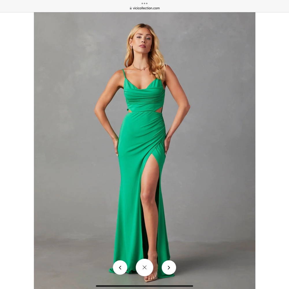 Vici Collection All About That Vibe Maxi Cutout Dress XS NWT